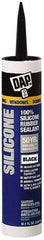 DAP - 10.1 oz Tube Black RTV Silicone Joint Sealant - -40 to 400°F Operating Temp, 10 to 20 min Tack Free Dry Time, 24 hr Full Cure Time - Exact Tool & Supply