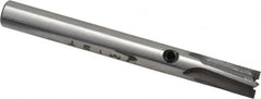 Made in USA - 1/4" Diam, 1/4" Shank, Diam, 4 Flutes, Straight Shank, Interchangeable Pilot Counterbore - Exact Tool & Supply