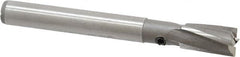 Made in USA - 9/32" Diam, 1/4" Shank, Diam, 4 Flutes, Straight Shank, Interchangeable Pilot Counterbore - Exact Tool & Supply