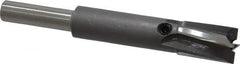 Made in USA - 13/32" Diam, 1/4" Shank, Diam, 4 Flutes, Straight Shank, Interchangeable Pilot Counterbore - Exact Tool & Supply