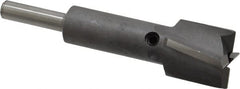 Made in USA - 3/4" Diam, 1/4" Shank, Diam, 4 Flutes, Straight Shank, Interchangeable Pilot Counterbore - Exact Tool & Supply