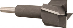 Made in USA - 1" Diam, 1/4" Shank, Diam, 4 Flutes, Straight Shank, Interchangeable Pilot Counterbore - Exact Tool & Supply