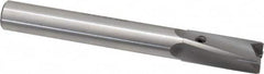 Made in USA - 17/32" Diam, 1/2" Shank, Diam, 4 Flutes, Straight Shank, Interchangeable Pilot Counterbore - Exact Tool & Supply