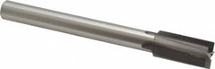Made in USA - 21/32" Diam, 1/2" Shank, Diam, 4 Flutes, Straight Shank, Interchangeable Pilot Counterbore - Exact Tool & Supply