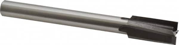 Made in USA - 11/16" Diam, 1/2" Shank, Diam, 4 Flutes, Straight Shank, Interchangeable Pilot Counterbore - Exact Tool & Supply