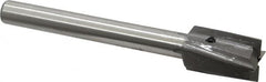 Made in USA - 7/8" Diam, 1/2" Shank, Diam, 4 Flutes, Straight Shank, Interchangeable Pilot Counterbore - Exact Tool & Supply