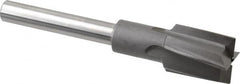 Made in USA - 1-1/16" Diam, 1/2" Shank, Diam, 4 Flutes, Straight Shank, Interchangeable Pilot Counterbore - Exact Tool & Supply