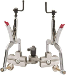 Strong Hand Tools - Adjustable Angle, 2 Axes, 8-1/2" Long, 3" Max Capacity, Angle & Corner Clamp - 30 to 275° Clamping Angle, 3" Throat Depth - Exact Tool & Supply