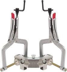 Strong Hand Tools - Fixed Angle, 2 Axes, 8-1/2" Long, 3" Max Capacity, Angle & Corner Clamp - 90° Clamping Angle, 3" Throat Depth - Exact Tool & Supply