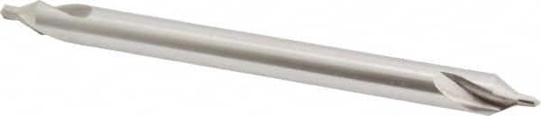 Keo - #4-1/2 Plain Cut 60° Incl Angle High Speed Steel Combo Drill & Countersink - Exact Tool & Supply