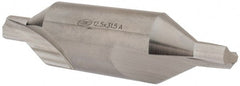 Keo - Metric Plain Cut 60° Incl Angle High Speed Steel Combo Drill & Countersink - Exact Tool & Supply