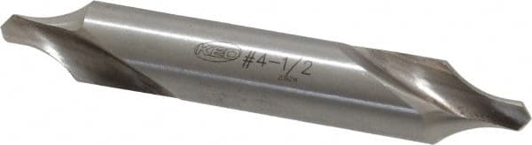 Keo - #4-1/2 Radius Cut 60° Incl Angle High Speed Steel Combo Drill & Countersink - Exact Tool & Supply