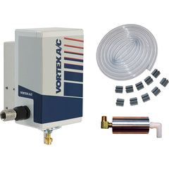 Vortec - Vortex Enclosure Coolers; Type: w/Thermostat ; Integrity: NEMA 12 ; BTU/Hour: 2500 ; Thread Size (NPT): 3/8 ; Standard Cubic Feet Per Minute: 35.00 - Exact Tool & Supply