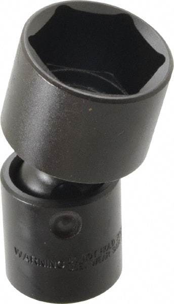 Proto - 1/2" Drive 1-5/16" Standard Universal Impact Socket - 6 Points, 3-19/64" OAL - Exact Tool & Supply