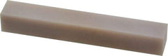 Made in USA - 3" Long x 1/2" Wide x 1/2" Thick, Novaculite Sharpening Stone - Square, Ultra Fine Grade - Exact Tool & Supply
