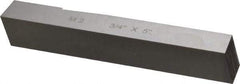 Cleveland - M2 High Speed Steel Square Tool Bit Blank - 3/4" Wide x 3/4" High x 5" OAL, 2 Beveled Ends, 10° Bevel Angle, Ground - Exact Tool & Supply