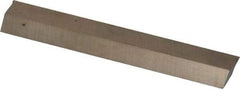 Cleveland - M42 Cobalt Square Tool Bit Blank - 1/4" Wide x 1/4" High x 2-1/2" OAL, 2 Beveled Ends, 10° Bevel Angle, Ground - Exact Tool & Supply