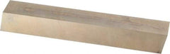 Cleveland - M42 Cobalt Square Tool Bit Blank - 1-1/4" Wide x 1-1/4" High x 9" OAL, 2 Beveled Ends, 10° Bevel Angle, Ground - Exact Tool & Supply