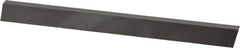 Cleveland - M2 High Speed Steel Rectangular Tool Bit Blank - 1/4" Wide x 1/2" High x 6" OAL, 2 Beveled Ends, 10° Bevel Angle, Ground - Exact Tool & Supply