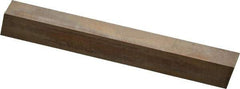 Cleveland - M2 High Speed Steel Rectangular Tool Bit Blank - 3/8" Wide x 1/2" High x 4" OAL, 2 Beveled Ends, 10° Bevel Angle, Ground - Exact Tool & Supply