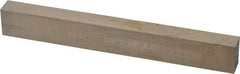 Cleveland - M42 Cobalt Rectangular Tool Bit Blank - 1/2" Wide x 3/4" High x 6" OAL, 2 Beveled Ends, 10° Bevel Angle, Ground - Exact Tool & Supply