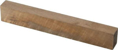 Cleveland - M42 Cobalt Rectangular Tool Bit Blank - 1/4" Wide x 3/8" High x 2-1/2" OAL, 2 Beveled Ends, 10° Bevel Angle, Ground - Exact Tool & Supply