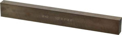 Cleveland - M42 Cobalt Rectangular Tool Bit Blank - 1/2" Wide x 1" High x 8" OAL, 2 Beveled Ends, 10° Bevel Angle, Ground - Exact Tool & Supply