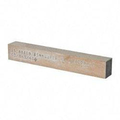 Cleveland - M42 Cobalt Rectangular Tool Bit Blank - 5/8" Wide x 3/4" High x 5" OAL, 2 Beveled Ends, 10° Bevel Angle, Ground - Exact Tool & Supply