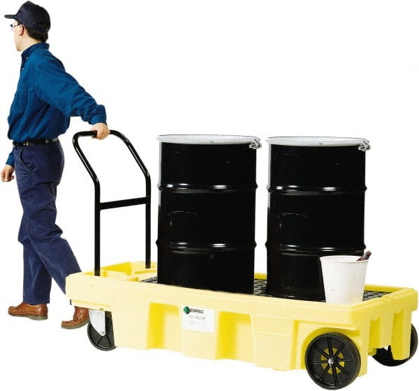 Enpac - Mobile Spill Containment Type: Spill Control Cart Number of Drums: 2 - Exact Tool & Supply