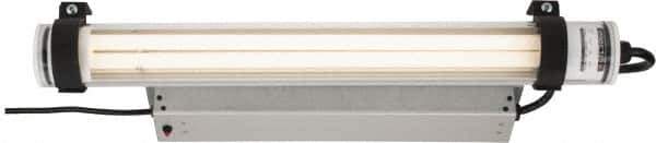 Electrix - 120 VAC, 55 Watt, Tube Machine Light - Magnetic Mount, 9 Ft. Cord, 24 Inch Tube, Remote Ballast, White - Exact Tool & Supply
