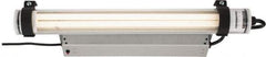 Electrix - 120 VAC, 55 Watt, Tube Machine Light - Magnetic Mount, 9 Ft. Cord, 24 Inch Tube, Remote Ballast, White - Exact Tool & Supply