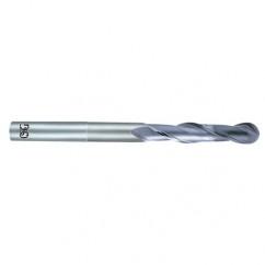 8mm Dia. - 63mm OAL - Diamond CBD - Ball End SE EM - 2 FL - Exact Tool & Supply