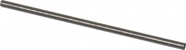 Made in USA - 5/64" Diam x 2" OAL, Reamer Blank - Exact Tool & Supply