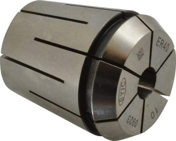 Parlec - 10mm ER40 Coolant Collet - 1.811" OAL, 1.614" Overall Diam - Exact Tool & Supply
