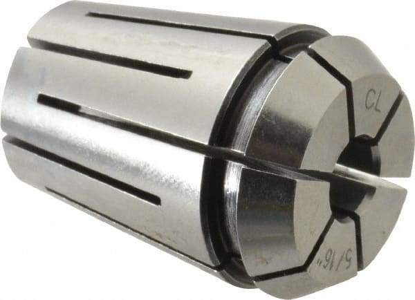 Parlec - 5/16" ER25 Coolant Collet - 1.338" OAL, 1.023" Overall Diam - Exact Tool & Supply