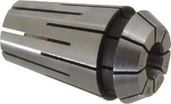 Parlec - 1/4" ER16 Coolant Collet - 1.082" OAL, 0.669" Overall Diam - Exact Tool & Supply