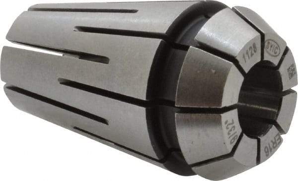 Parlec - 9/32" ER16 Coolant Collet - 1.082" OAL, 0.669" Overall Diam - Exact Tool & Supply