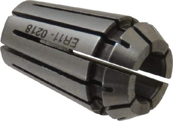 Parlec - 7/32" ER11 Collet - 0.708" OAL, 0.452" Overall Diam - Exact Tool & Supply