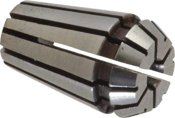 Parlec - 1/8" ER11 Collet - 0.708" OAL, 0.452" Overall Diam - Exact Tool & Supply
