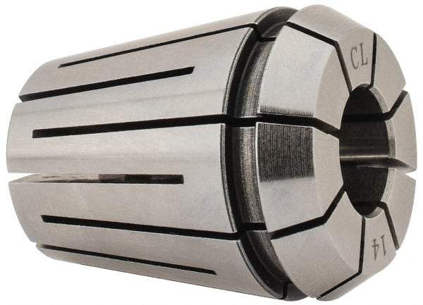 Parlec - 14mm ER32 Coolant Collet - 1.574" OAL, 1.3" Overall Diam - Exact Tool & Supply