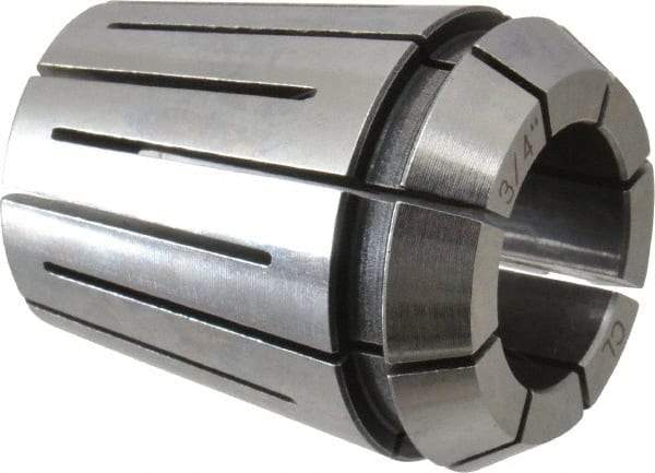 Parlec - 3/4" ER32 Coolant Collet - 1.574" OAL, 1.3" Overall Diam - Exact Tool & Supply