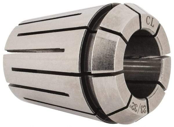 Parlec - 23/32" ER32 Coolant Collet - 1.574" OAL, 1.3" Overall Diam - Exact Tool & Supply