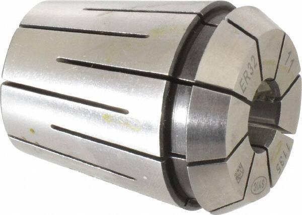 Parlec - 11mm ER32 Coolant Collet - 1.574" OAL, 1.3" Overall Diam - Exact Tool & Supply
