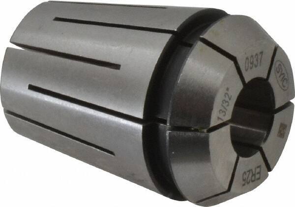 Parlec - 13/32" ER25 Coolant Collet - 1.338" OAL, 1.023" Overall Diam - Exact Tool & Supply