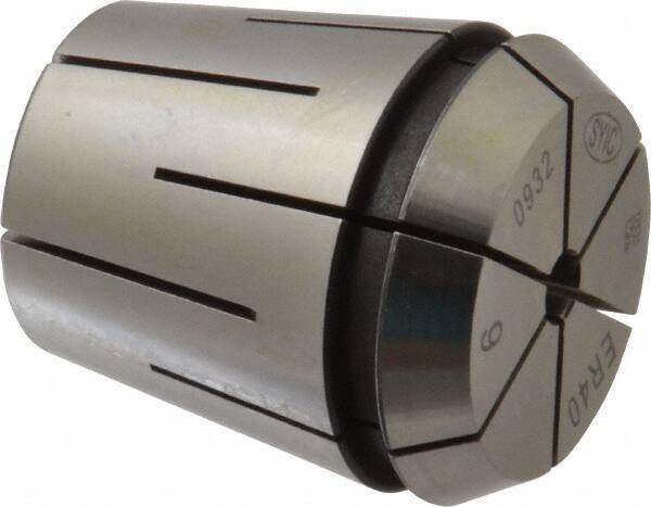 Parlec - 6mm ER40 Coolant Collet - 1.811" OAL, 1.614" Overall Diam - Exact Tool & Supply