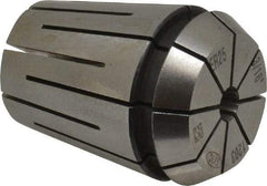 Parlec - 3/16" ER25 Coolant Collet - 1.338" OAL, 1.023" Overall Diam - Exact Tool & Supply