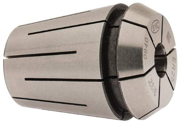 Parlec - 9/32" ER25 Coolant Collet - 1.338" OAL, 1.023" Overall Diam - Exact Tool & Supply