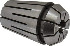 Parlec - 1/4" ER20 Coolant Collet - 1.24" OAL, 0.827" Overall Diam - Exact Tool & Supply