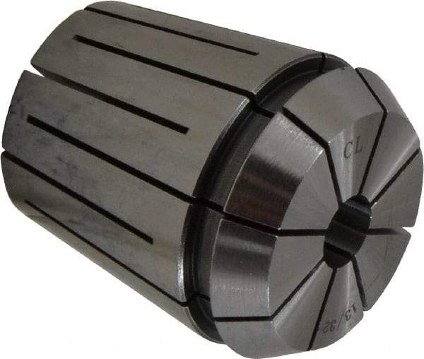 Parlec - 13/32" ER40 Coolant Collet - 1.811" OAL, 1.614" Overall Diam - Exact Tool & Supply