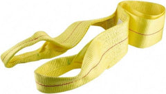 Erickson Manufacturing - Loop Polyester Tow Strap - 6' Long, 15,000 Lb Capacity - Exact Tool & Supply